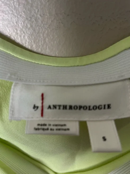 Anthropologie Lime Green Tilda Pencil Skirt - Picture 3 of 3